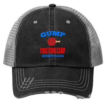 Discover Nirvan Forrest Gump Ping Pong Camp Trucker Hat