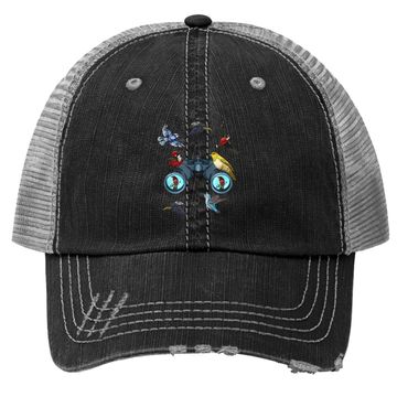Discover Birdwatching Bird Nerd Great Bird Watcher Trucker Hat Binoculars