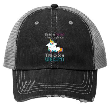 Discover Time To Be A Unicorn Plus Size Trucker Hat