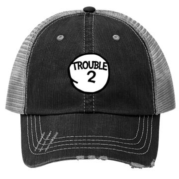 Discover Trouble 2  matching Group Trouble Trucker Hat