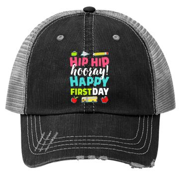 Discover Teacher Child Back To School Trucker Hat