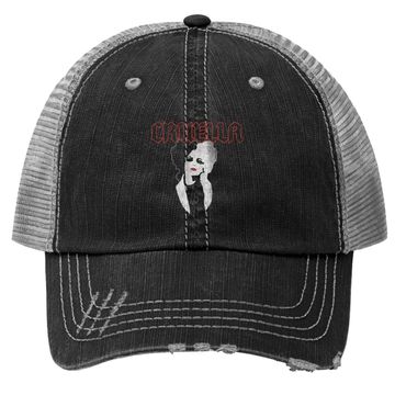 Discover Cruella Dark Portrait Trucker Hat