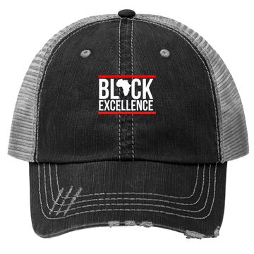 Discover Black Excellence African American Trucker Hat
