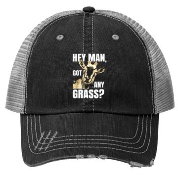Discover Goat Lovers Farm Apparel Meme Pun Goat Trucker Hat