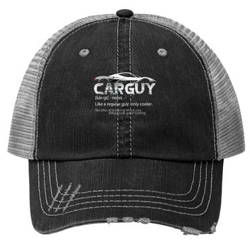 Discover Car Guy Sport Car Mechanic Trucker Hat