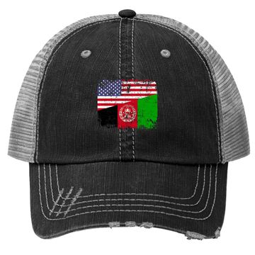 Discover Usa Afghanistan Flag Trucker Hat