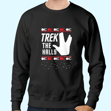 Discover Star Trek The Halls Ugly Christmas Classic Sweatshirts