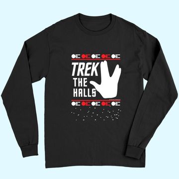 Discover Star Trek The Halls Ugly Christmas Classic Long Sleeves