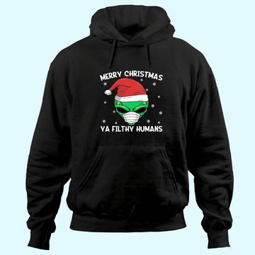 Discover Merry Christmas Ya Filthy Humans Hoodies