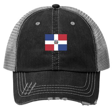 Discover Aifris Dominican Republic Flag Cotton Trucker Hat