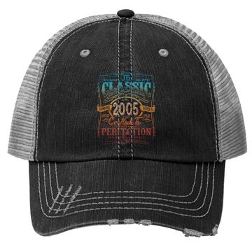 Discover Vintage 2005 Limited Edition Gift 16th Birthday Trucker Hat