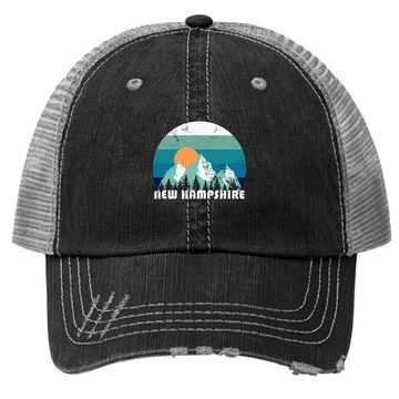 Discover New Hampshire State Retro Trucker Hat