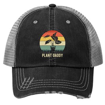 Discover Plant Daddy Nature Botanical Gardener Plant Dad Gardening Trucker Hat