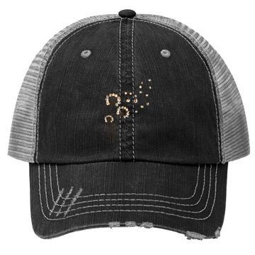 Discover Pig Dandelion Flower Animal Lovers Trucker Hat Trucker Hat