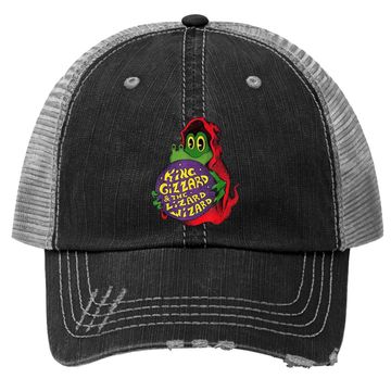 Discover King Gizzard The Lizard Gift Wizard Trucker Hat