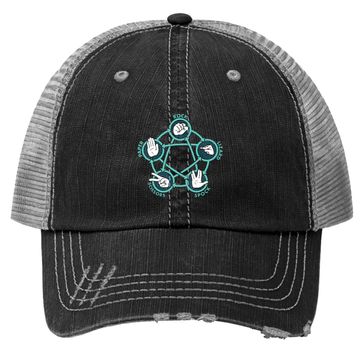 Discover Rock Paper Scissors Lizard Spock Game Trucker Hat
