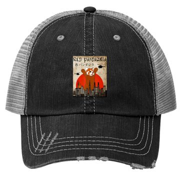 Discover Red Panda Red Pandazilla Trucker Hat