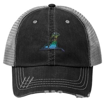 Discover Seal Ocean Animal Lover Sea Lion Trucker Hat