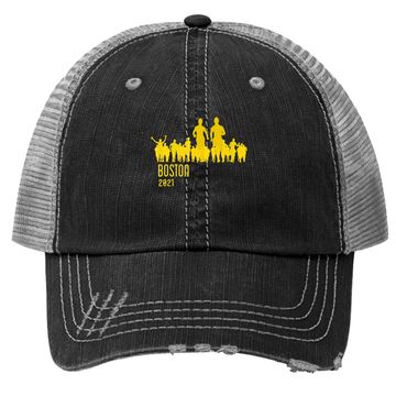 Discover 2021 Boston Runners Trucker Hat