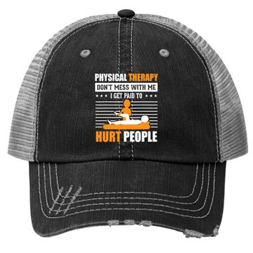 Discover Pt Physical Therapy Gift Therapist Month Trucker Hat