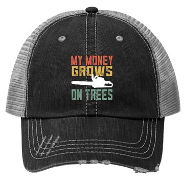 Discover My Money Grows On Trees Trucker Hat