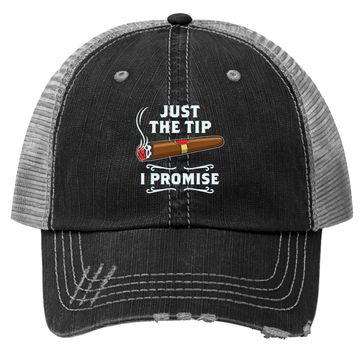 Discover Just The Tip Cigar Smoker Trucker Hat