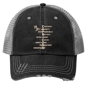 Discover Capricorn Trucker Hat