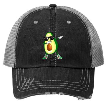 Discover Dabbing Avocado Trucker Hat