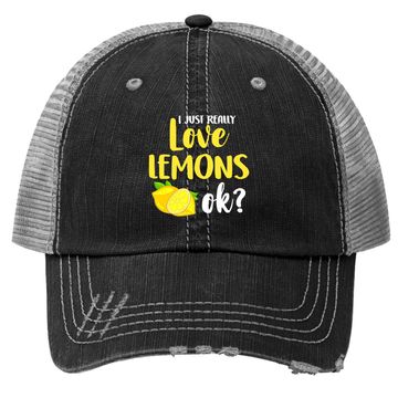 Discover Lemon Lemonade Gift Juice Trucker Hat