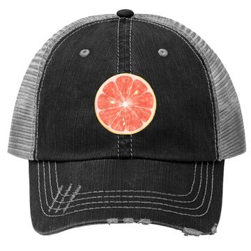 Discover Citrus Grapefruit Fruit Costume Trucker Hat