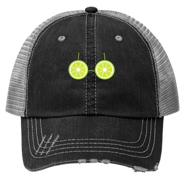 Discover Lime Bra Costume Trucker Hat