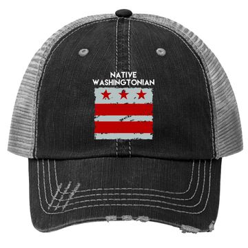 Discover Vintage Hometown Washington D.c Trucker Hat
