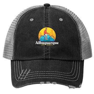 Discover Albuquerque New Mexico 80s Retro Trucker Hat