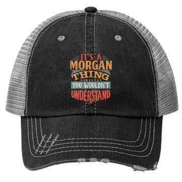 Discover Morgan Name Trucker Hat