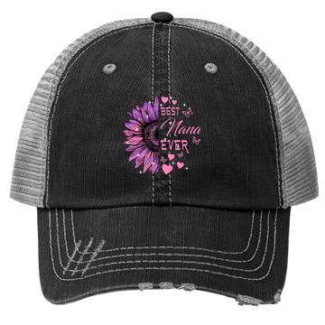 Discover Best Nana Ever Purple Flowers Classic Trucker Hat