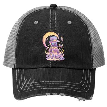 Discover Pastel Goth Creepy Plague Doctor Kawaii Trucker Hat