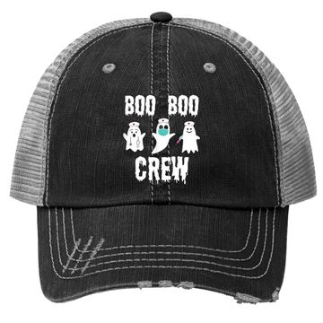 Discover Halloween Nurse Costume Boo Boo Crew Trucker Hat