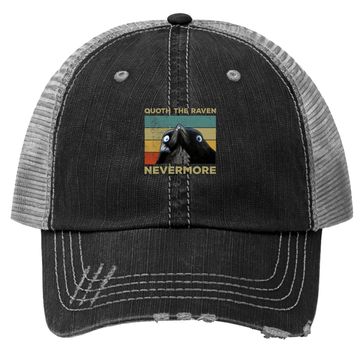 Discover Quoth The Raven Nevermore Trucker Hat