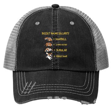 Discover Basset Hound Security Trucker Hat