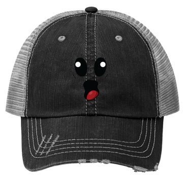 Discover Ghost Face Halloween Trucker Hat