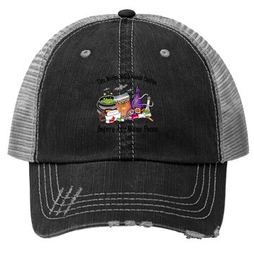 Discover This Nurse Witch Needs Coffee Before Hocus Pocus Halloween Trucker Hat