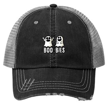 Discover Boobies Ghost Halloween Trucker Hat