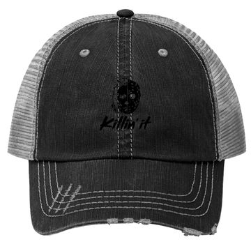 Discover Killin' It Jason And Michael Myers Halloween Trucker Hat