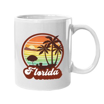 Discover Florida Souvenirs Florida Fl Vintage Retro 70s 80s Graphic Coffee Mug