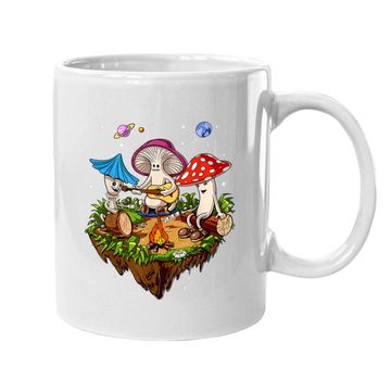 Discover Mushrooms Camping Psychedelic Forest Fungi Festival Coffee Mug