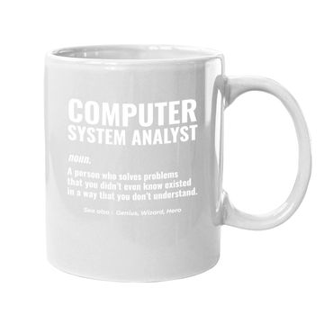 Discover Computer System Analyst Problem Solver Geek Coffee Mug