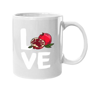 Discover I Love Pomegranate Kawaii Fruit Coffee Mug