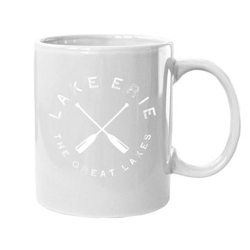 Discover Lake Erie Great Lakes Vintage Retro Coffee Mug