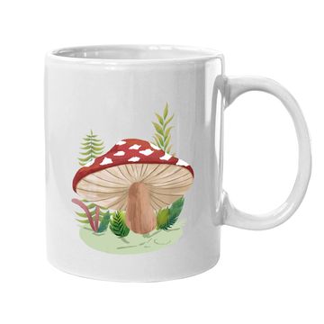 Discover Foraging Wild Mushroom Vintage Retro Fungi Champignon Coffee Mug