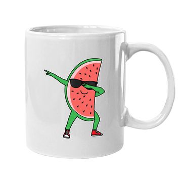 Discover Dabbing Watermelon Kawaii Dab Summer Fruit Melon Coffee Mug